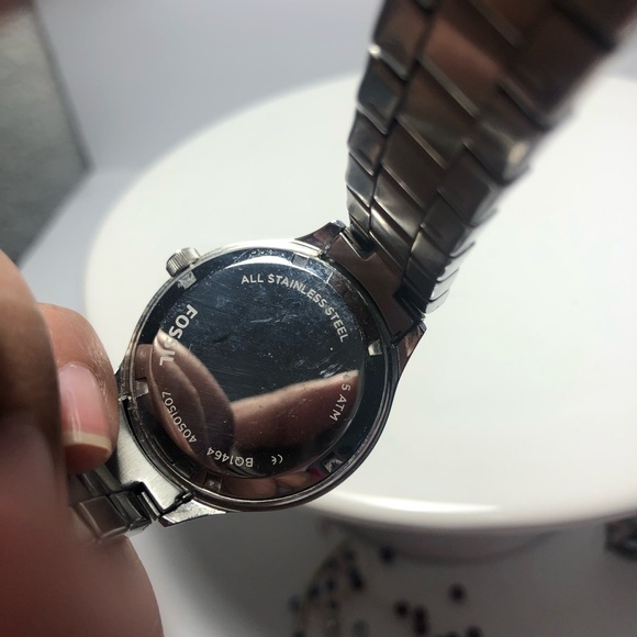Fossil Silver and Pink Watch - Picture 4 of 5